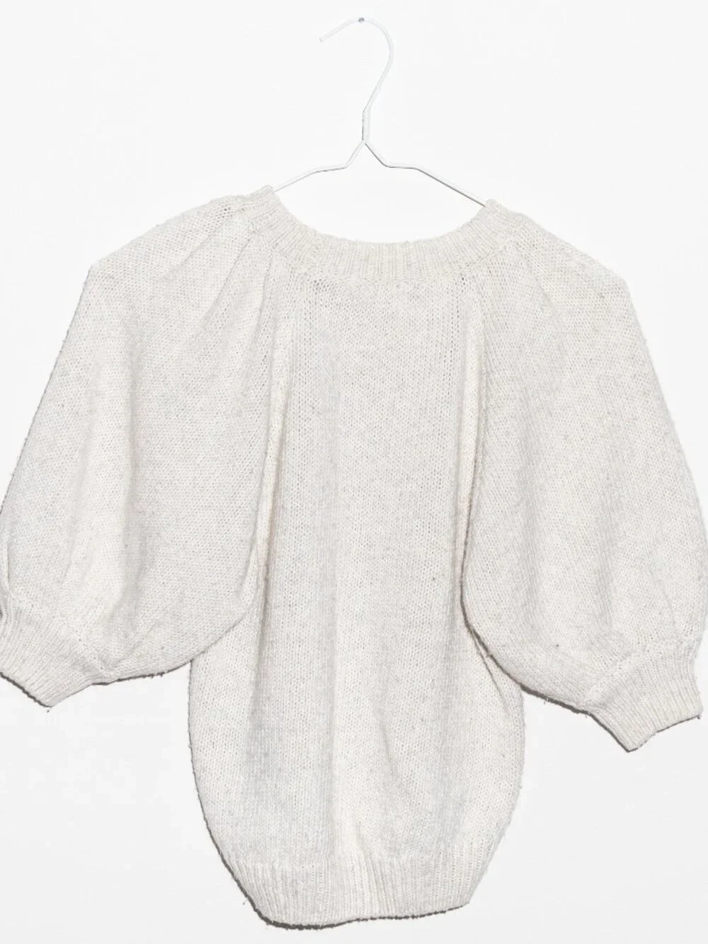 BB DAKOTA Steve Madden Come Here Soften Puff Sleeve Pointelle Knit Sweater